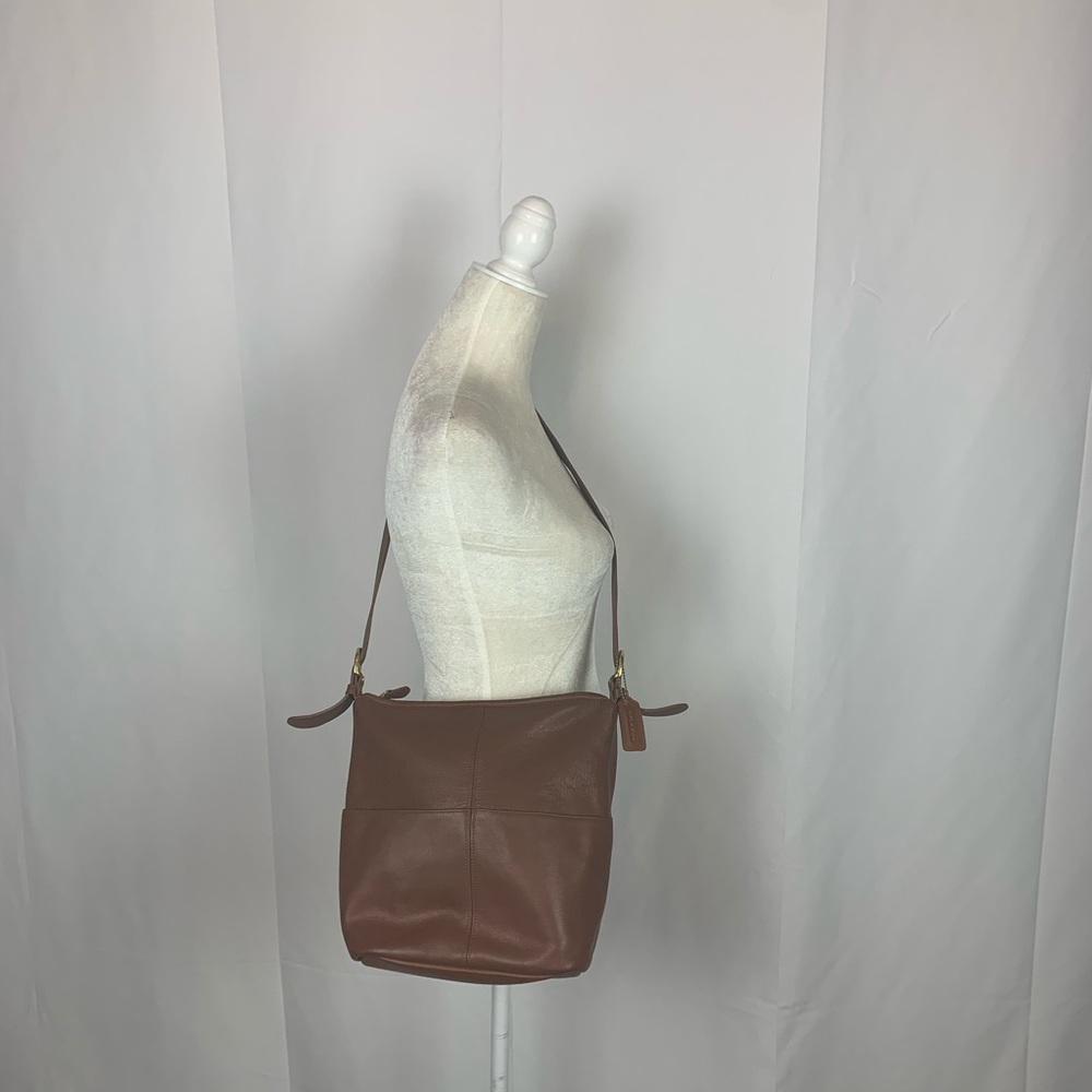 Coach Brown Leather Crossbody Bag Purse Strap